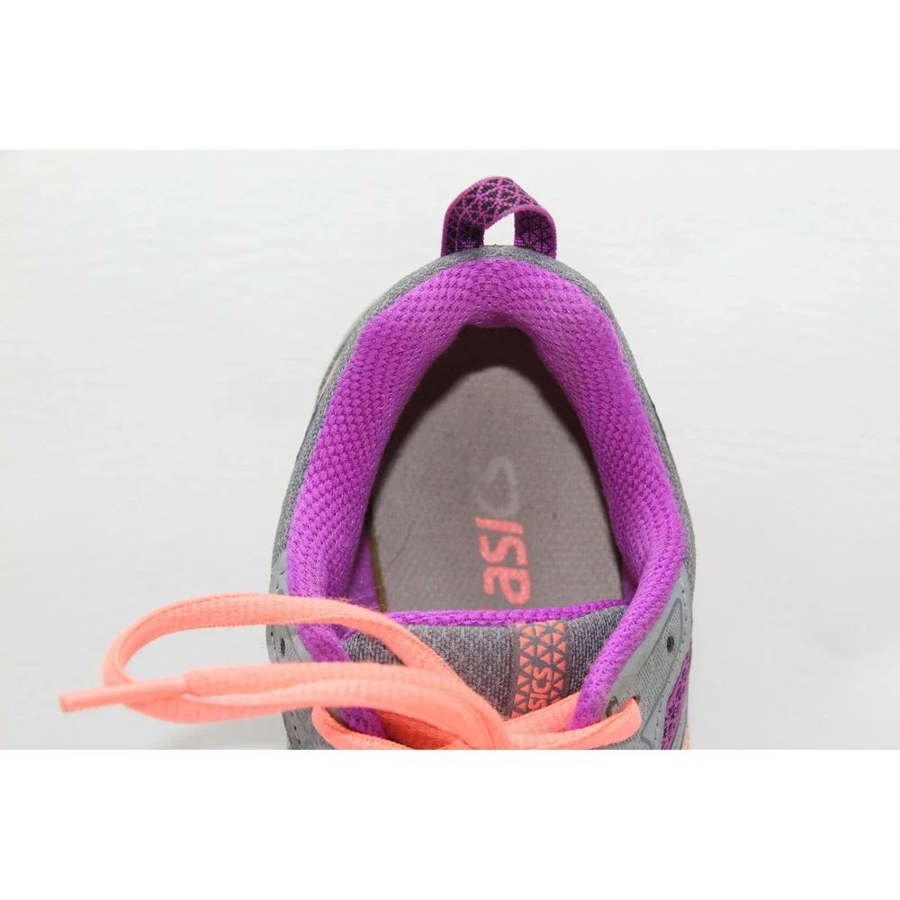 SINGLE SHOE Asics Gel Venture 7 Kids Trail Running Shoe Grey Peach Purple Size 4